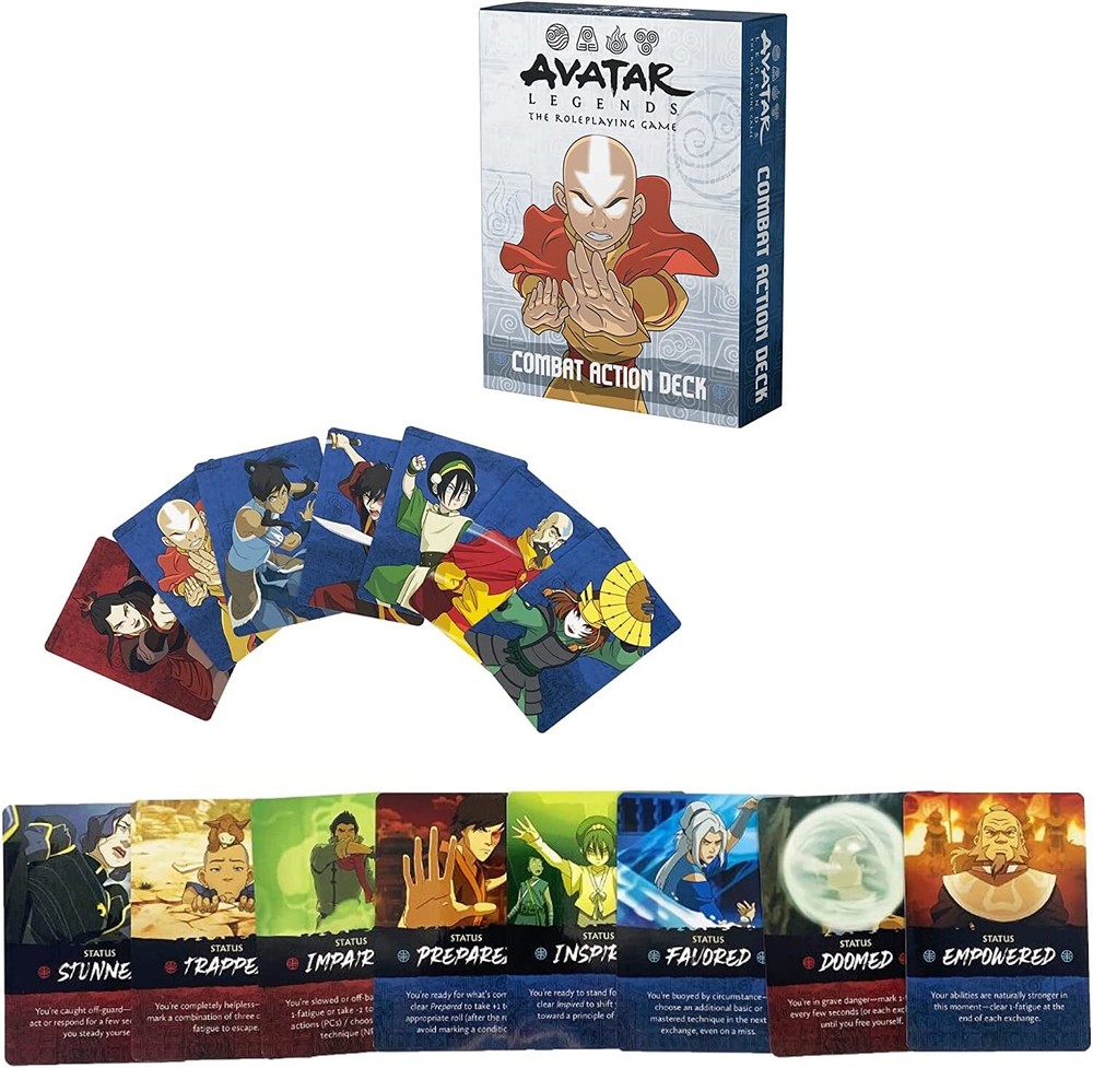 Avatar Legends: The Roleplaying Game - Combat Action Deck