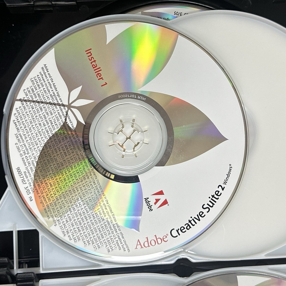 Adobe Creative Suite® 2 Premium Full Version For Windows 6 Discs Complete