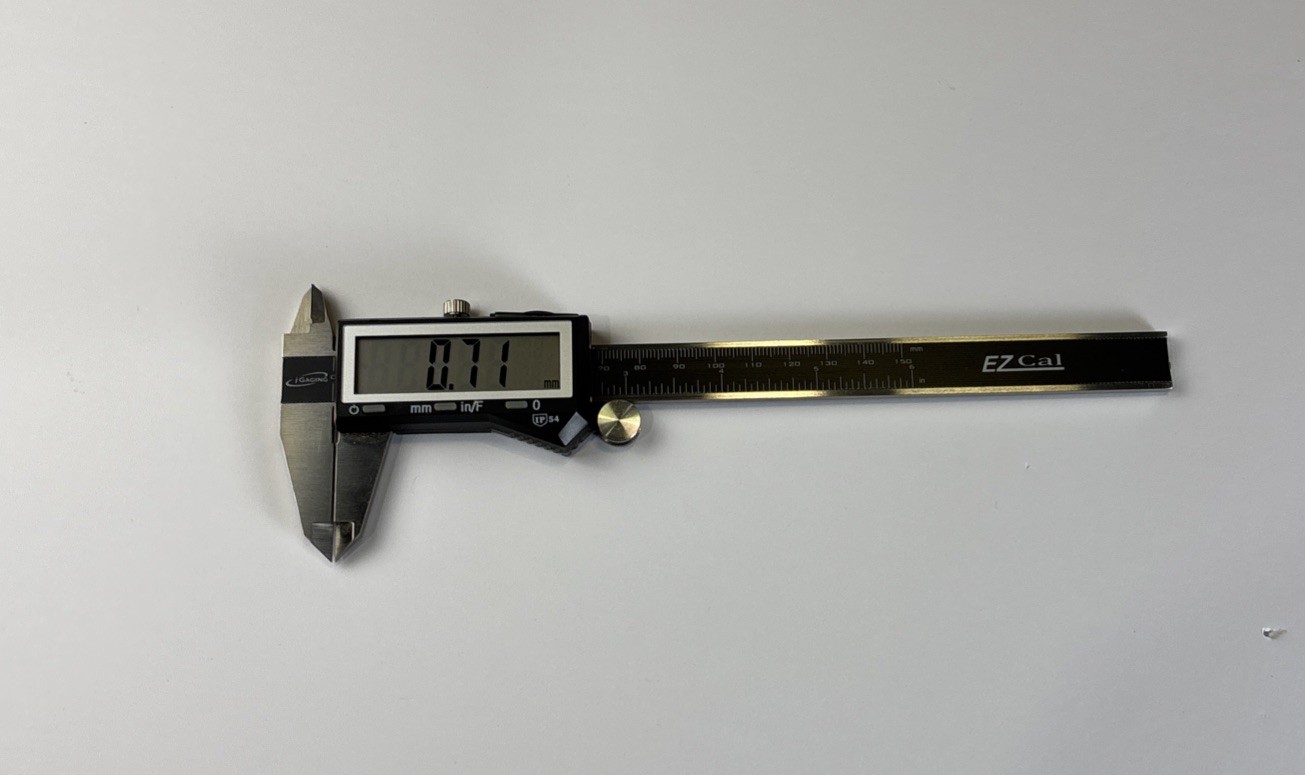 Premium IP54 0-6” EZ CAL Fractional Digital Caliper Case And Certification
