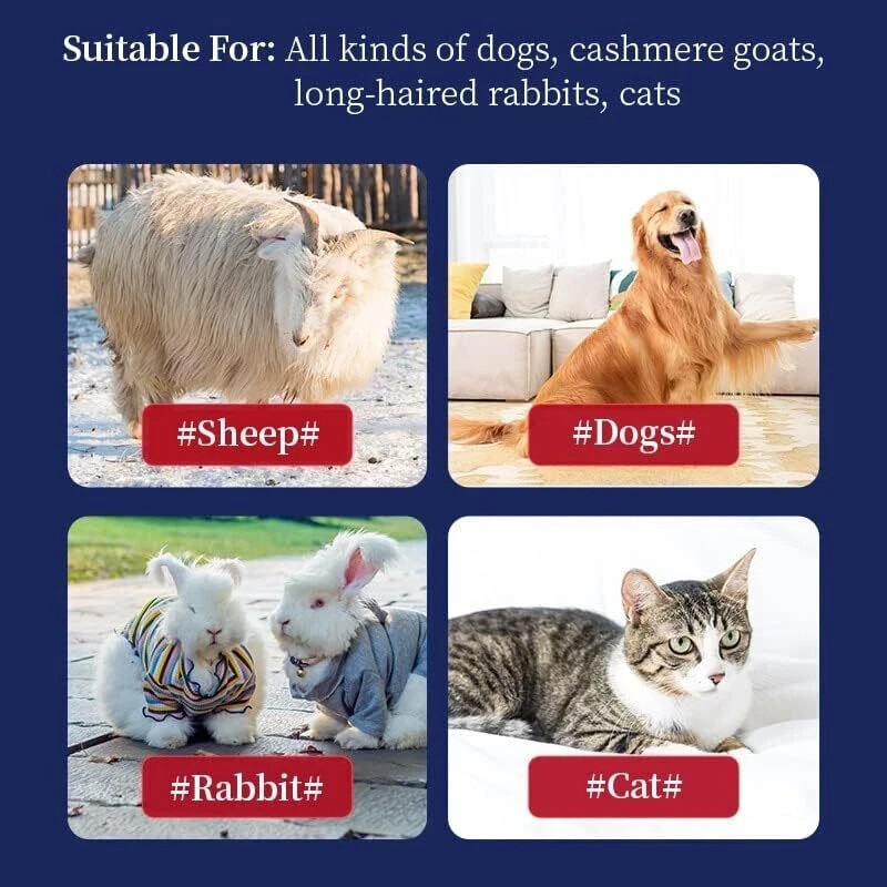 Heavy Duty Electric Pet Clippers for Thick Coats, Large Dogs, Horses & Livestock