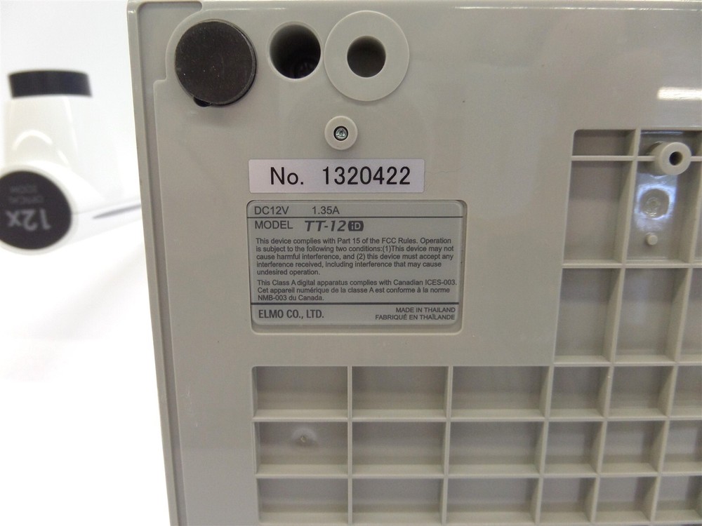 Elmo TT-12i Interactive Multi-Directional 12x Zoom Document Camera