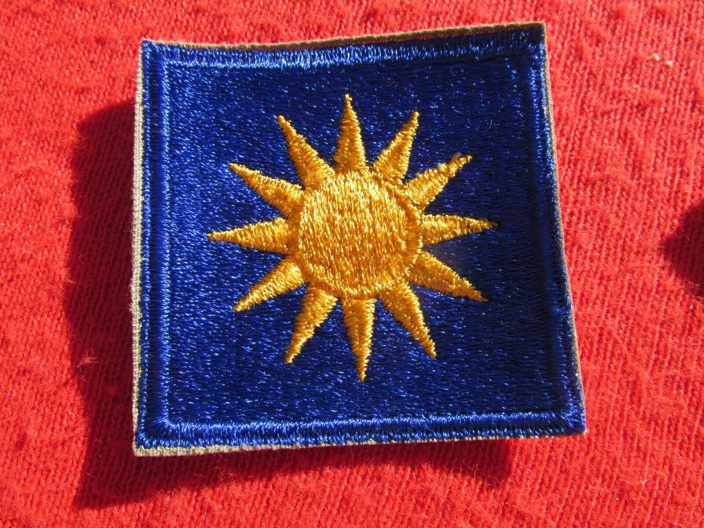 US Army 40th Division patch cut edge fully Embroidered no glow