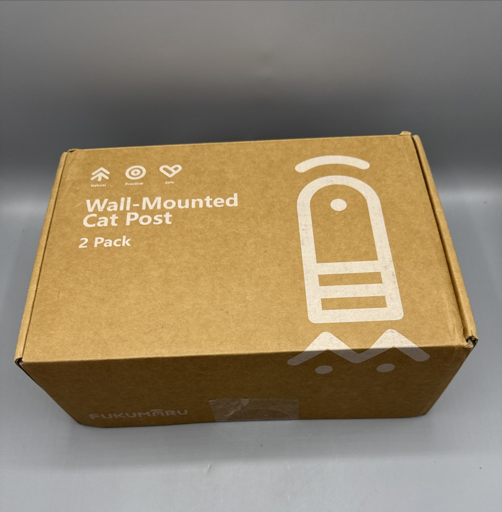 Wall Mounted Jute Cat Post 2 Pack