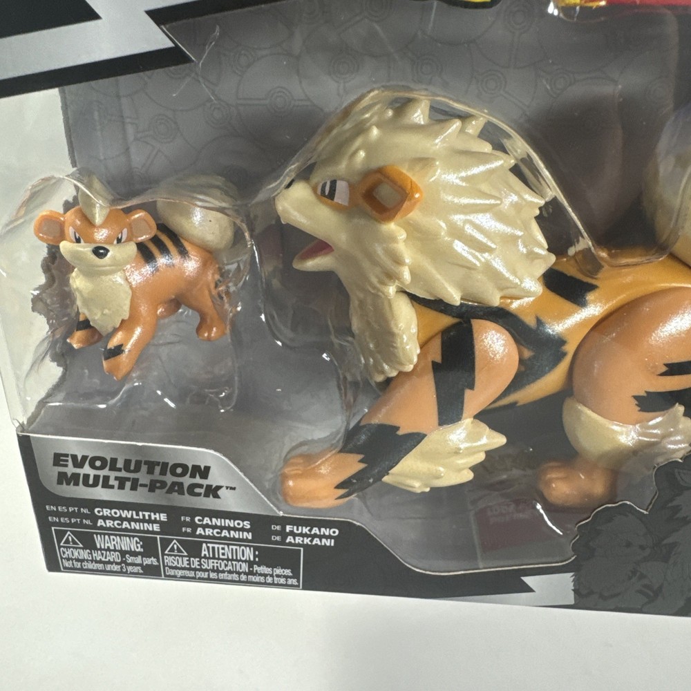 Jazwares Pokemon Evolution Multi-Pack Growlithe & Arcanine