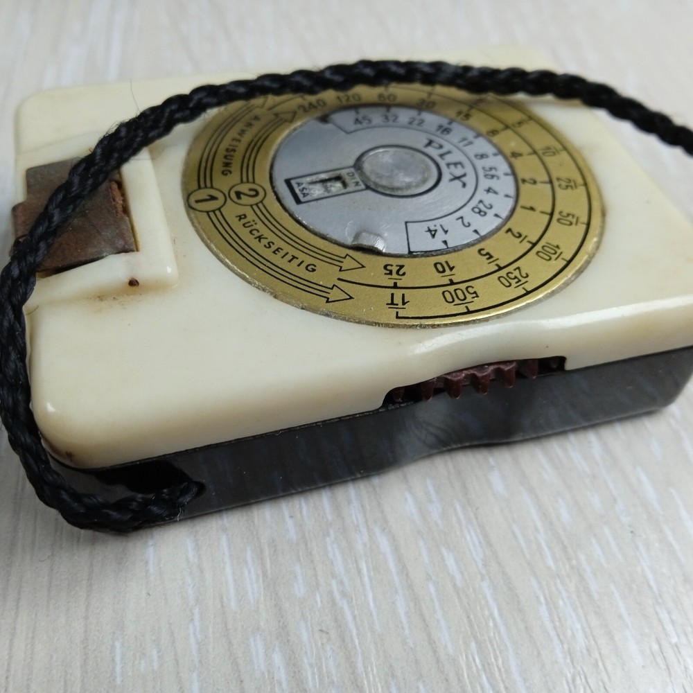 PLEX  Camera Light Exposure Meter  Working Vintage  #0170