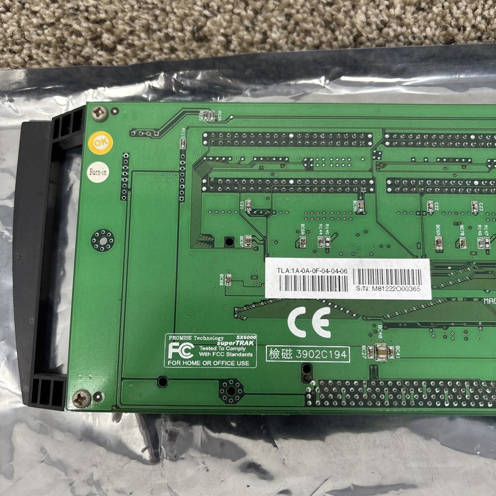 PROMISE SUPERTRACK SX6000 RAID CONTROLLER CARD With 3ware ESCLADE CARD
