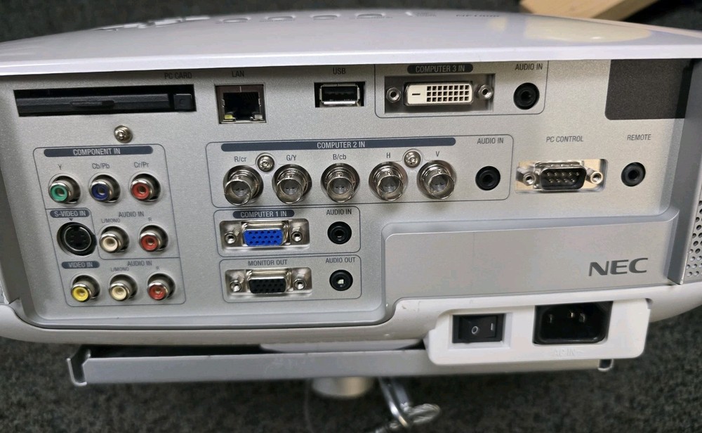 NEC NP 1000 Projector With Celing Mount