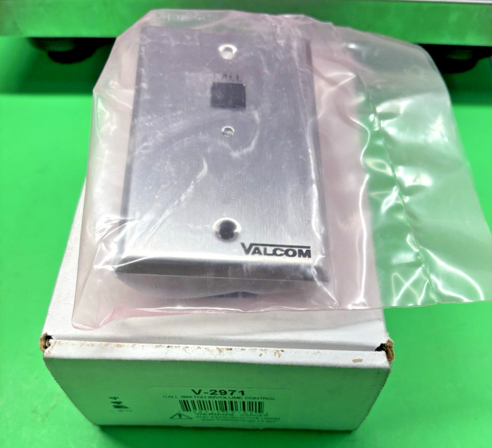 BRAND NEW VALCOM V-2971 CALL BUTTON SWITCH WITH VOLUME CONTROL🔊FREE SHIPPING🔊