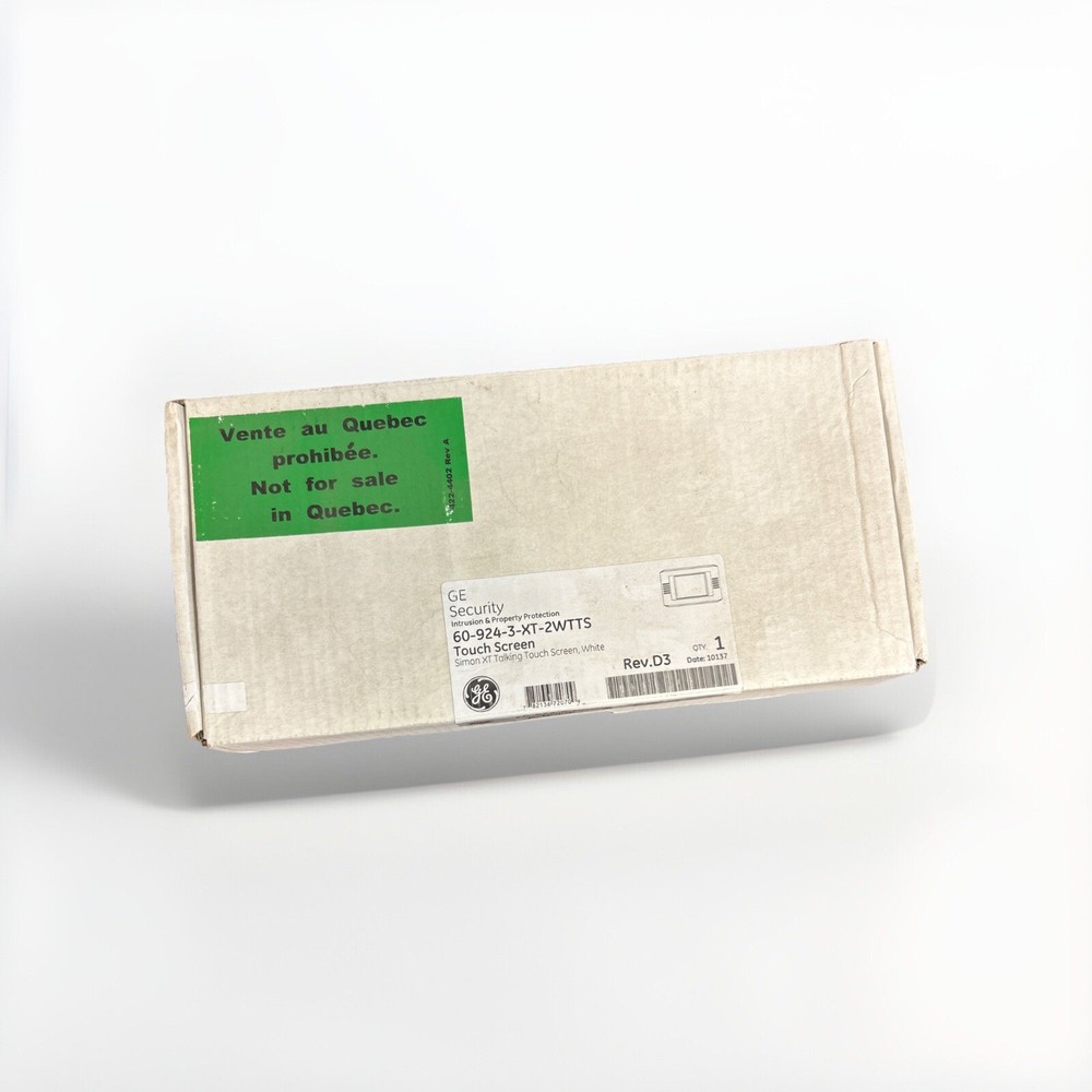 GE | 60-924-3-XT-2WTTS | Simon XT Talking Touch Screen White