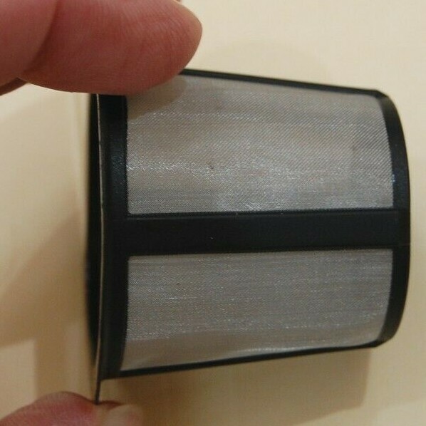 NEW small extremely fine stainless mesh filter cup 2" diameter camp fuel oils
