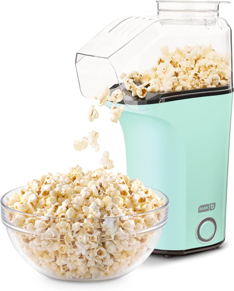 Hot Air Popcorn Popper Maker with Measuring Cup to Portion Popping Corn Kernels