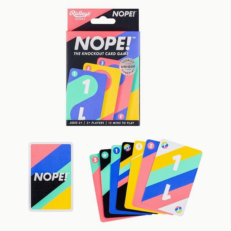 Nope! Card Game by Wild & Wolf, Black