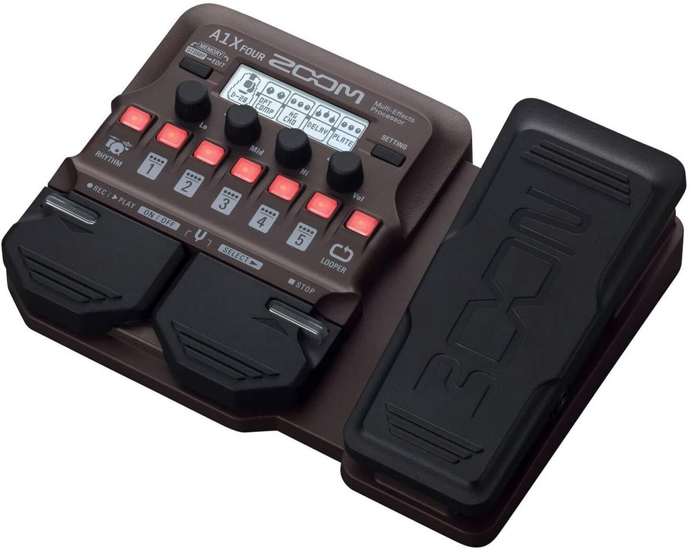 ZOOM A1X FOUR Multi-Effects Pedals Processor for Acoustic Instruments BRAND NEW