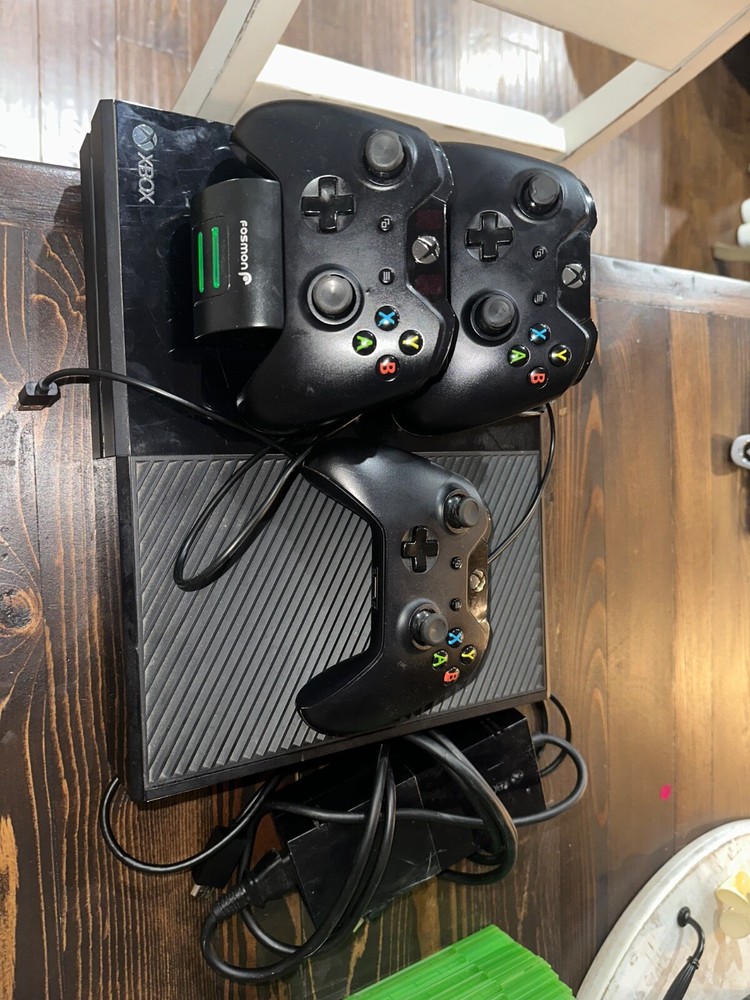 Used XBOX ONE Console includes, all cords, multiple controllers & several games.