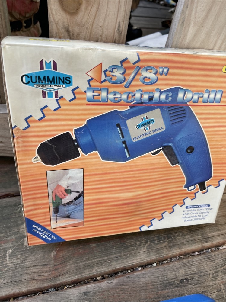 Cummins 3248 3/8” Electric Drill 110 Volts Reversible