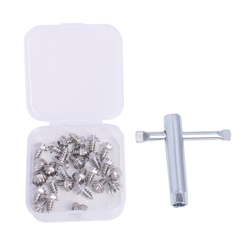 Screw-in Wading Boot Studs Non Slip Screws 26 PCS with Tool