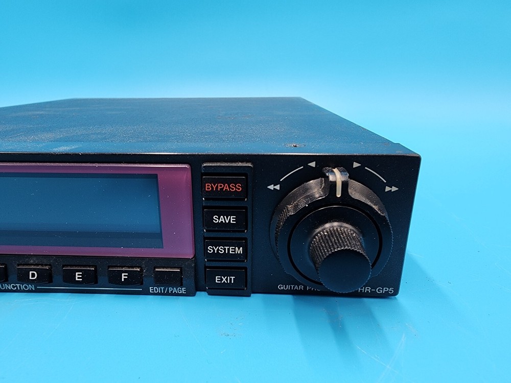 90s Sony HR-GP5 Guitar Multi Effect Instrument Processor Half Rack DPS Bass
