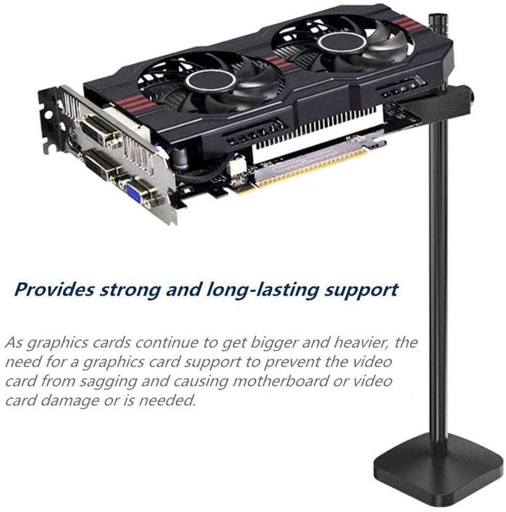 Graphics Card GPU Brace Support Video Card Sag Holder Bracket GPU Stand Anodi...