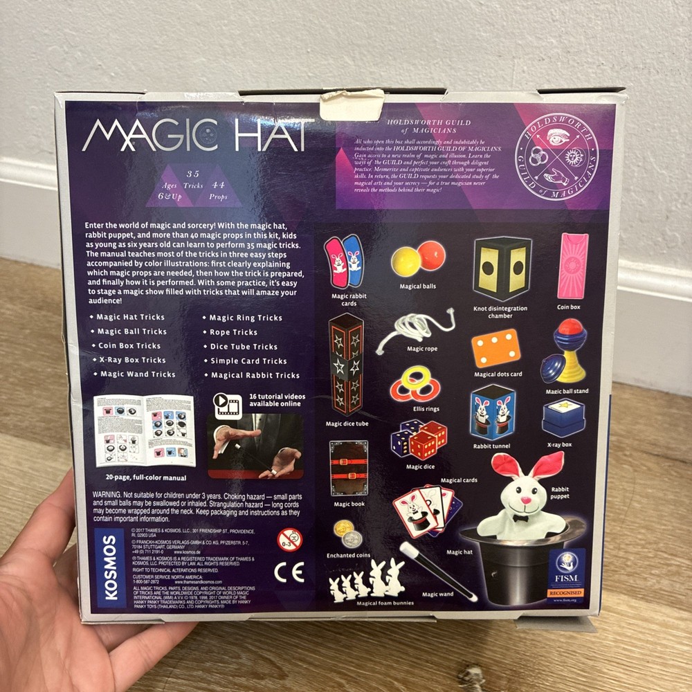 Magic Hat 35 Trick Magic Kit Thames & Kosmos 680282