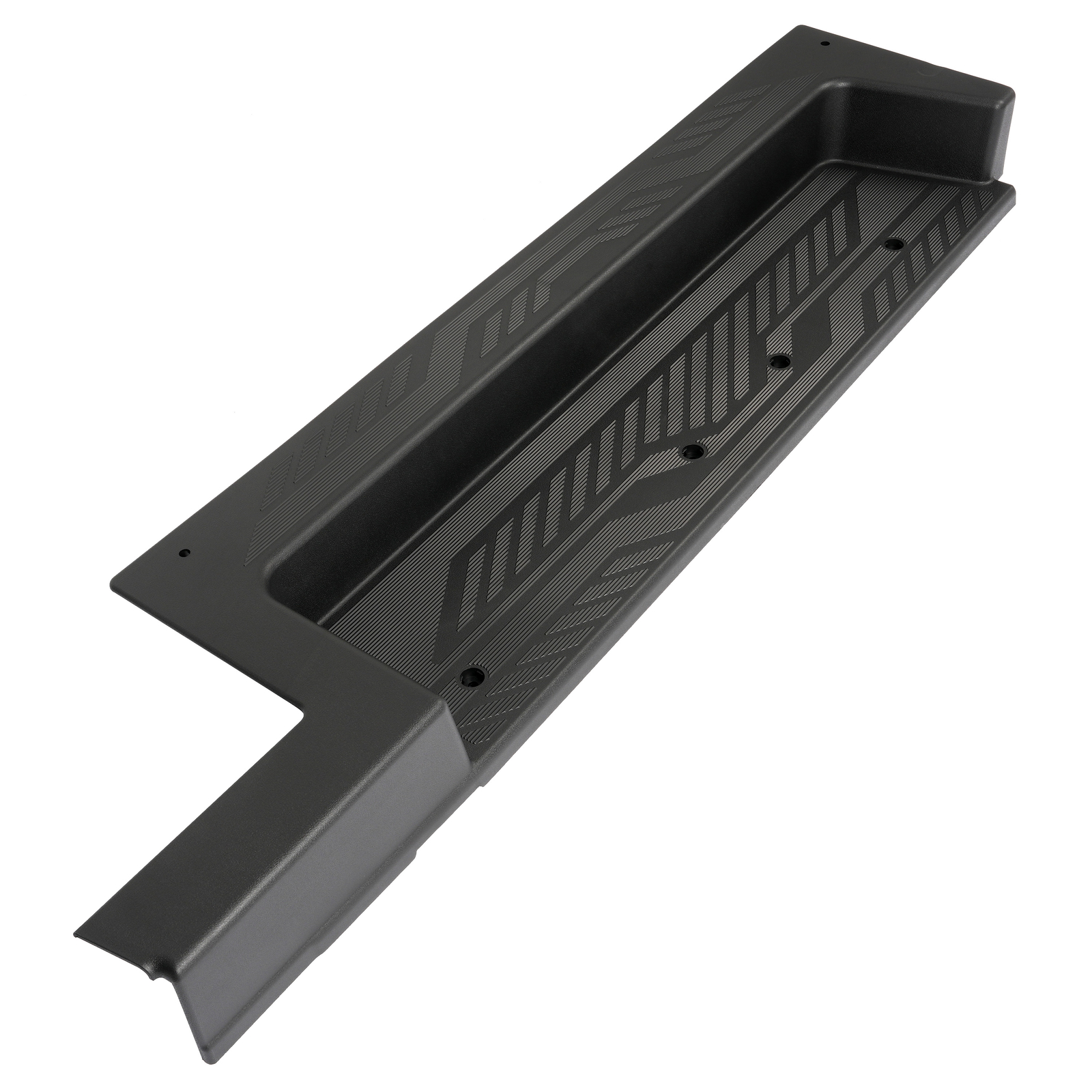 For Ford Transit-150/250/350 HD 2015-2023 RH Door Scuff Plate Protector Black