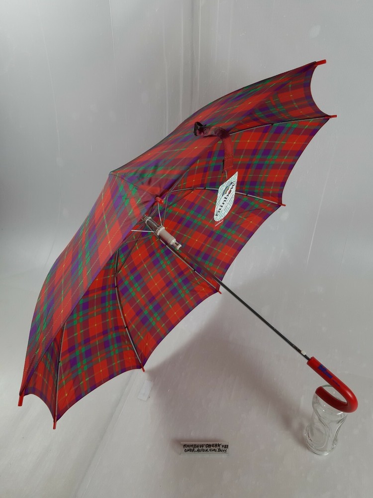 Long/Mini Umbrella - Automatic - Boys - 8 Slats - 0428K - Rainbow
