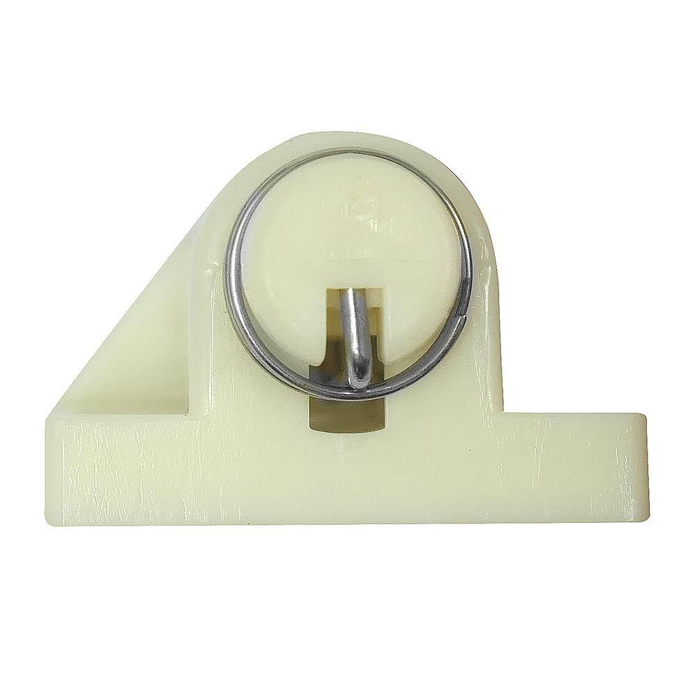 White Touch Latch Cabinet Latch (25-Pack)