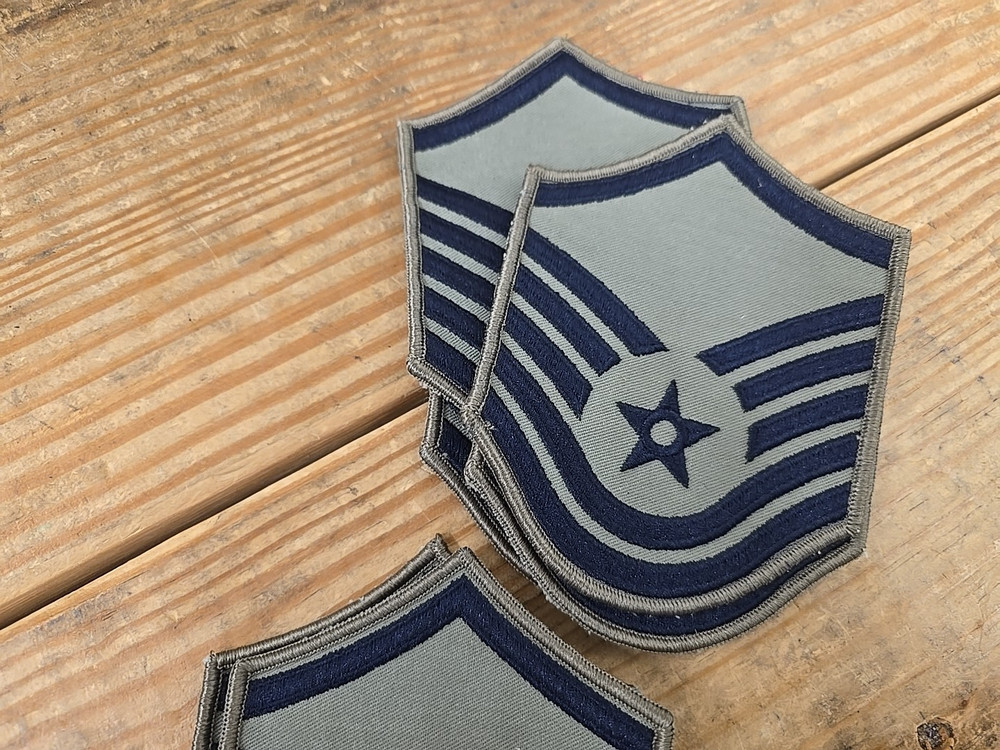 Not Salty IRA Green AF ChevMsgt LG ABU Patch Set