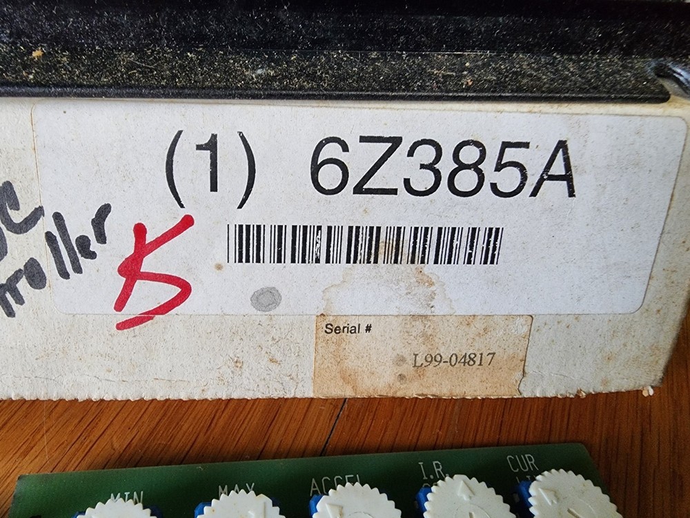 Dart Controls 6Z385 Variable Speed DC Controller