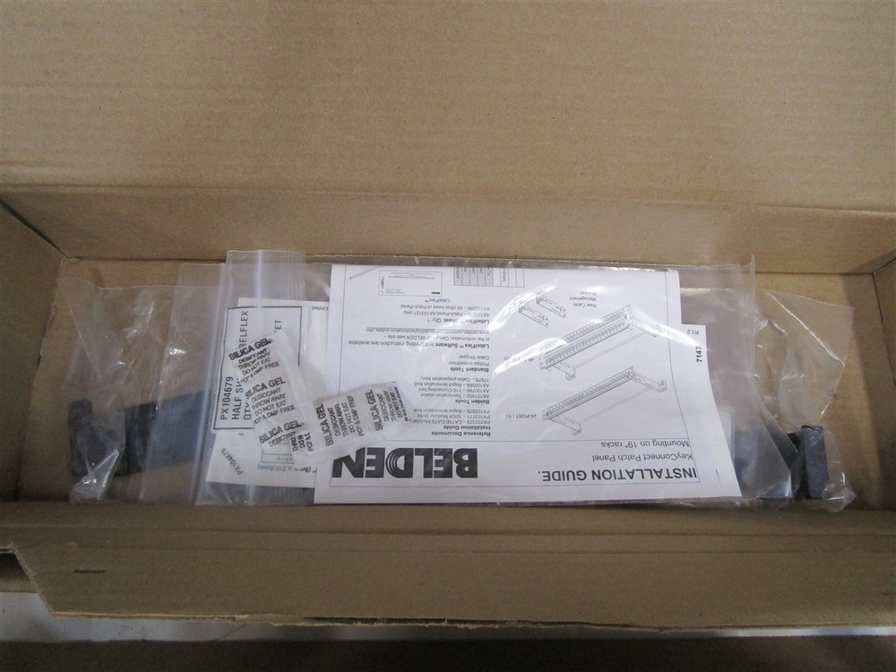 BELDEN AX104227 CAT6+ KeyConnect Coupler Patch Panel 24-port Black
