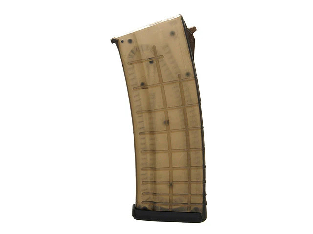 AK74 150 Round Mid Cap Magazine, Transparent