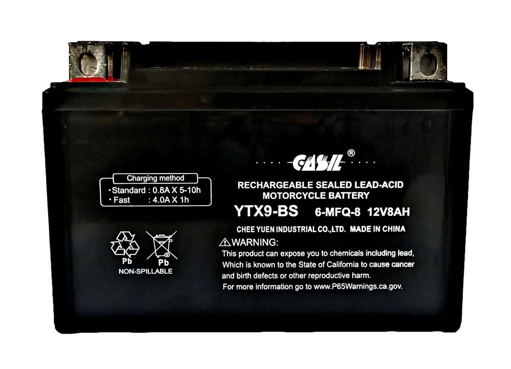 YTX9-BS Motorcycle Battery Replacement for KTM Duke 2013