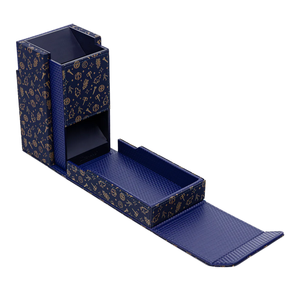 Critical Role Bells Hells Pattern Printed Leatherette Dice Tower Storage Holder