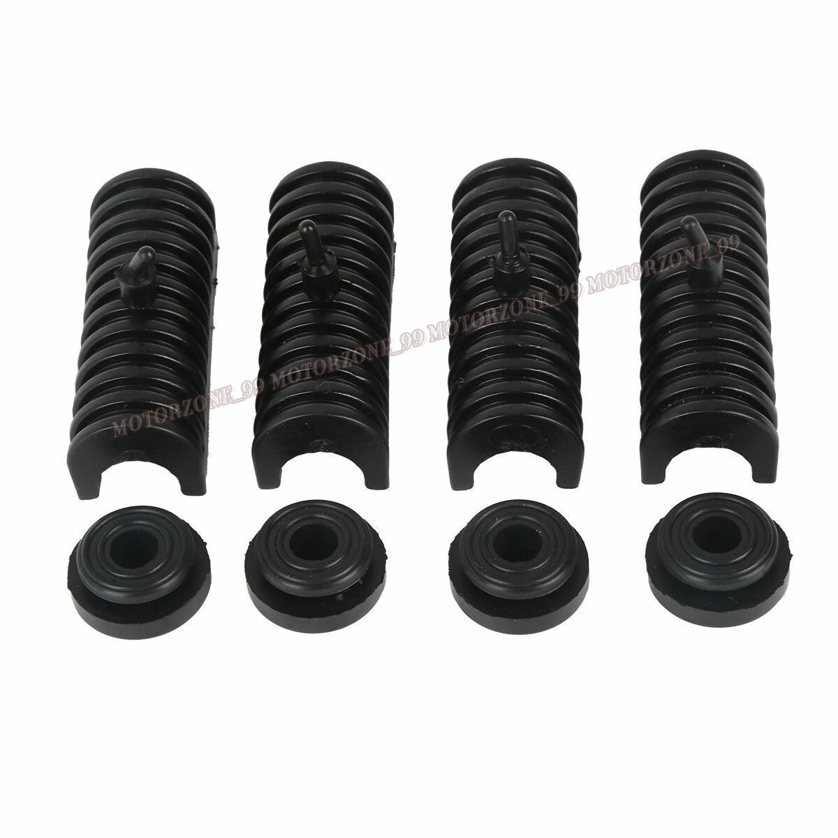 8x Rubber Grommet Support Cushion Hard Saddlebag Fit For Harley Touring 90764-93