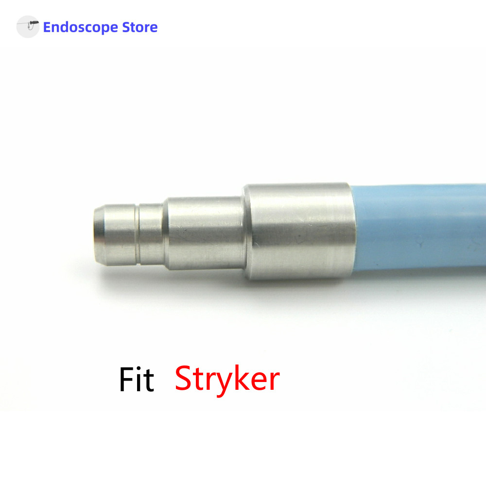 Medical Right Angle Adapter Endoscope Light Source Cable Optical Fiber