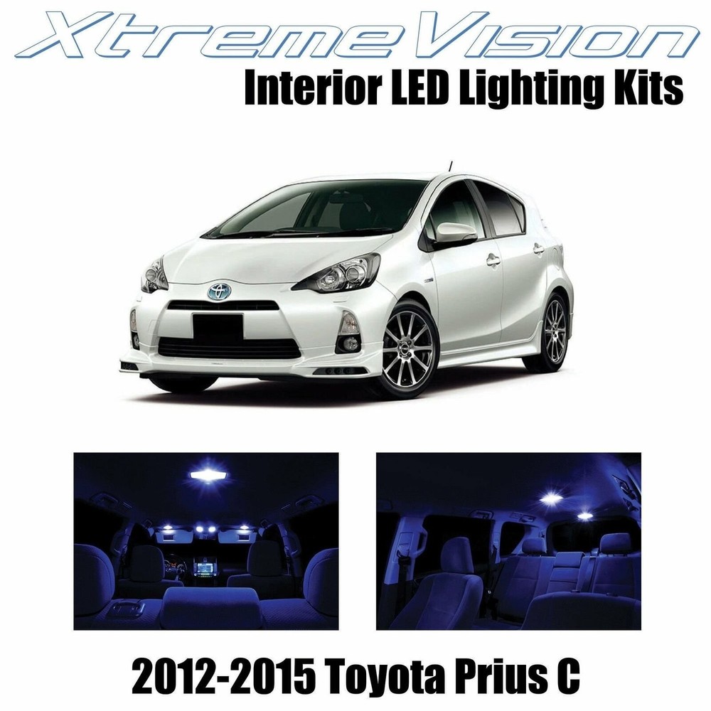 XtremeVision Interior LED for Toyota Prius C 2012-2015 (5 PCS) Blue