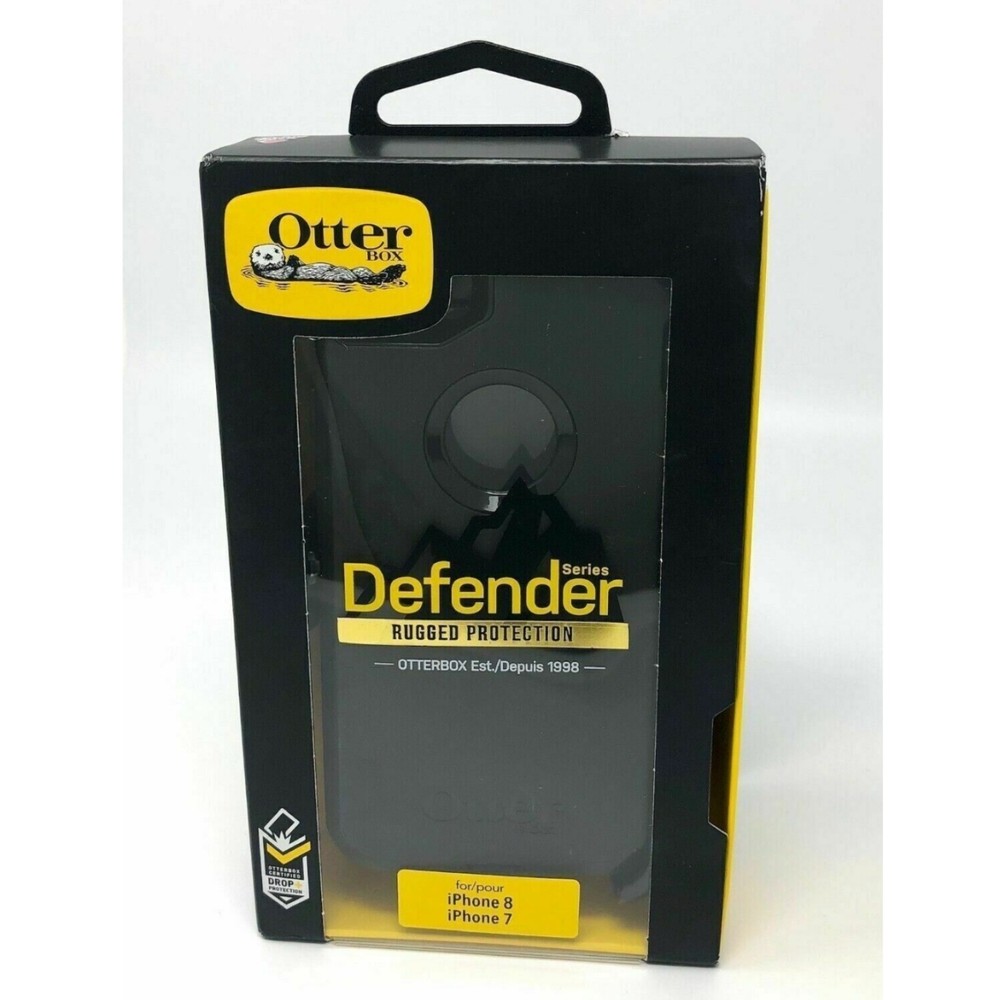 Otterbox Defender Series Case With Holster For iPhone 8 & iPhone 7, Black Case