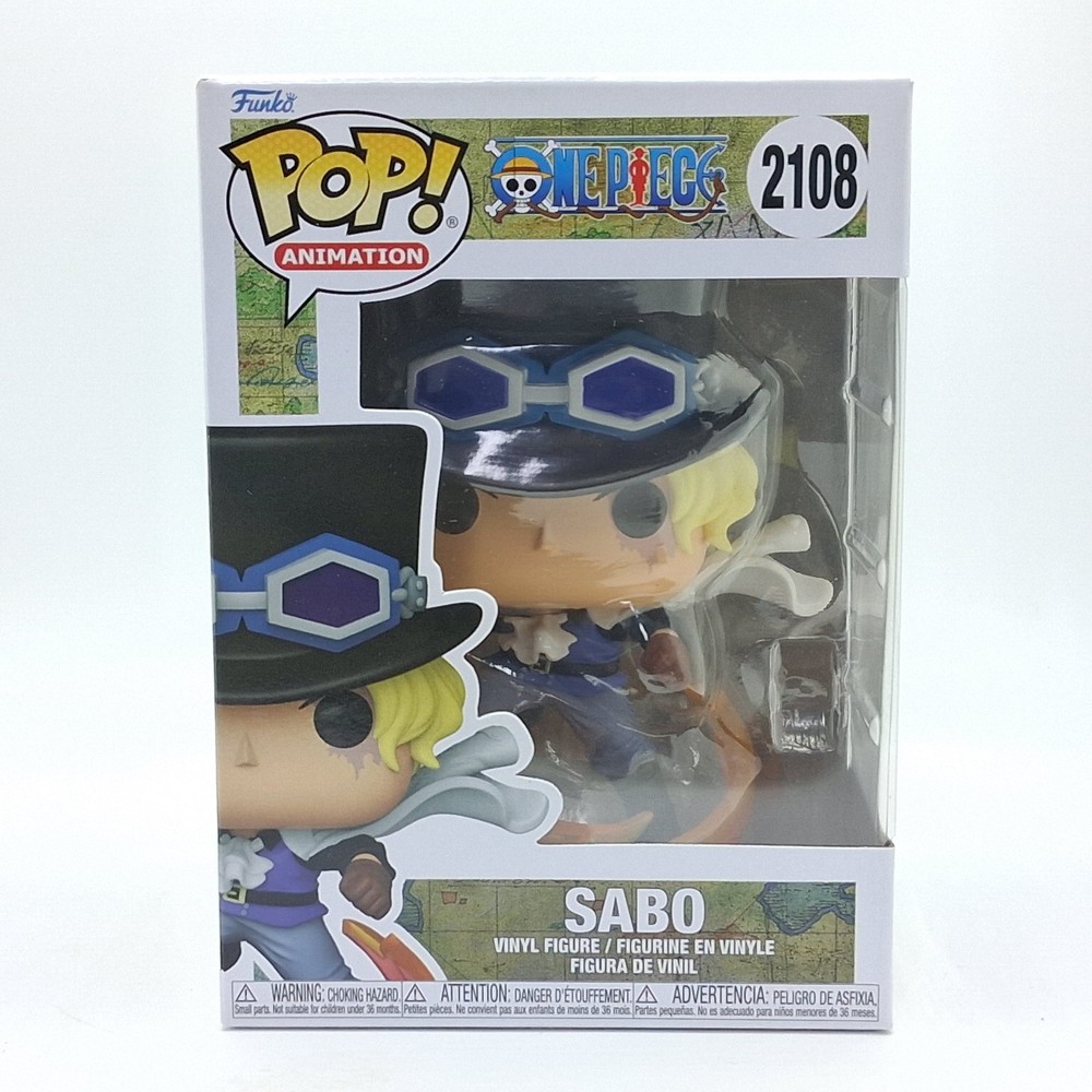 Funko Pop! One Piece Sabo (Attacking with Pipe) #2108 Anime OP Animation Vinyl