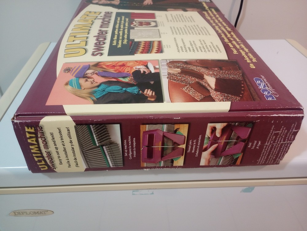 Ultimate Sweater Machine Knitting System Fast & Easy Knitting Preowned