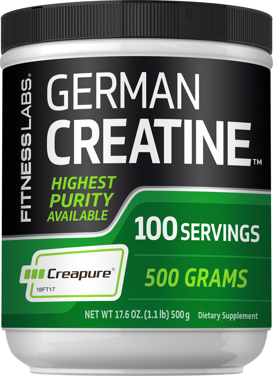 German Creatine Monohydrate Powder | 1.1 lb | Creapure Fitness | by Fitness Labs