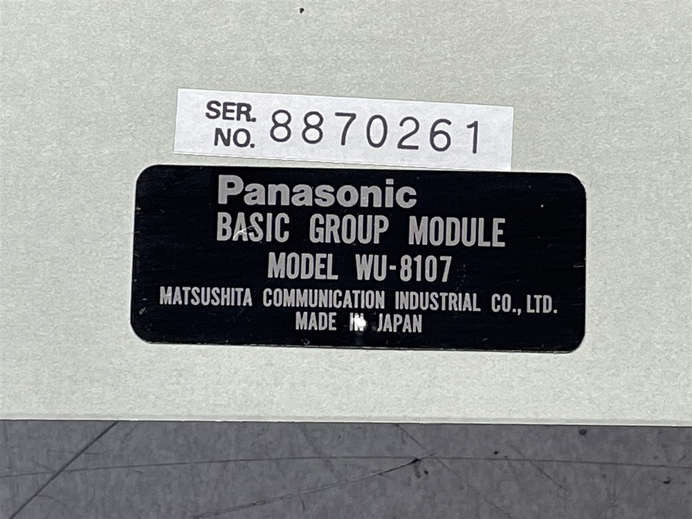 PANASONIC RAMSA WU-8107 CHANNEL STRIP BASIC GROUP MODULE FOR WR-8616 MIXER