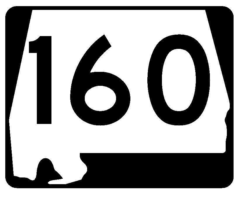 Alabama State Route 160 Sticker Decal