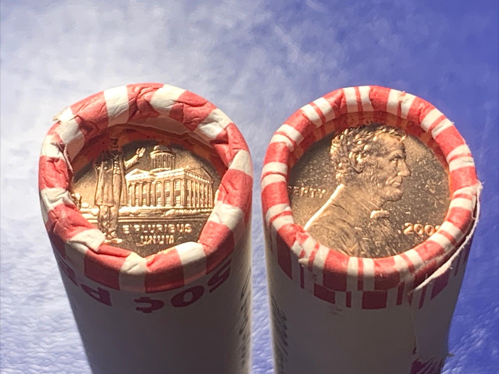 2009 Lincoln Cent Penny Professional Years, 2 roll set, P &D