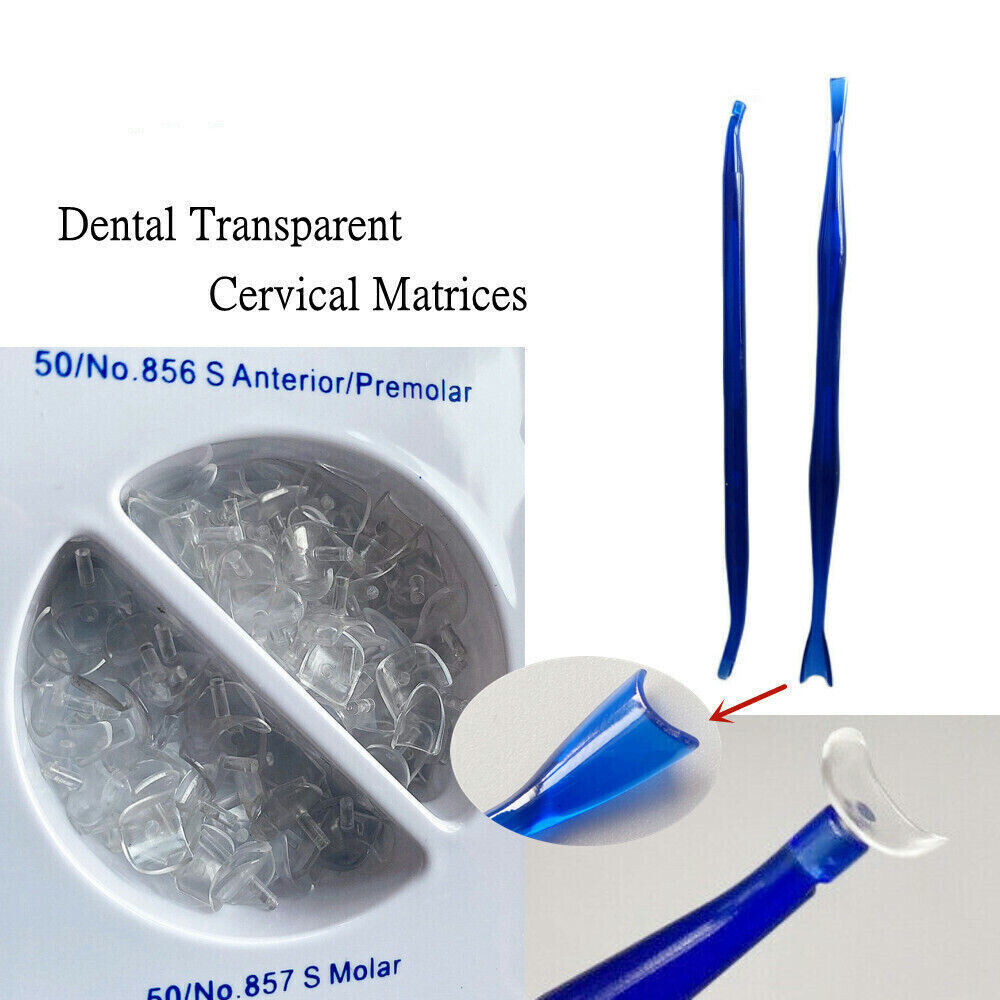 Dental Anatomically Shaped Transparent Cervical Matrices Gingival Retractor