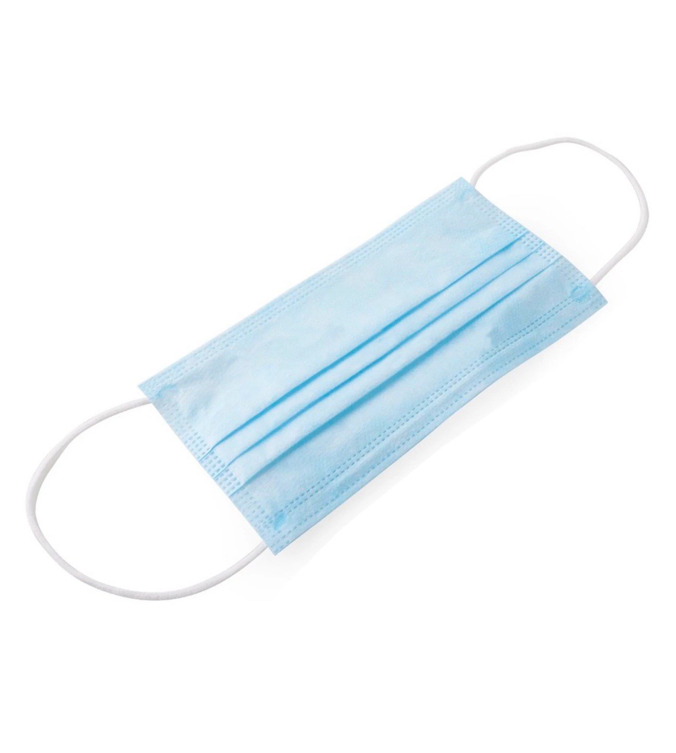 100 PCS Disposable Face Mask Non Medical Surgical 3 Ply Ear loop Blue Masks