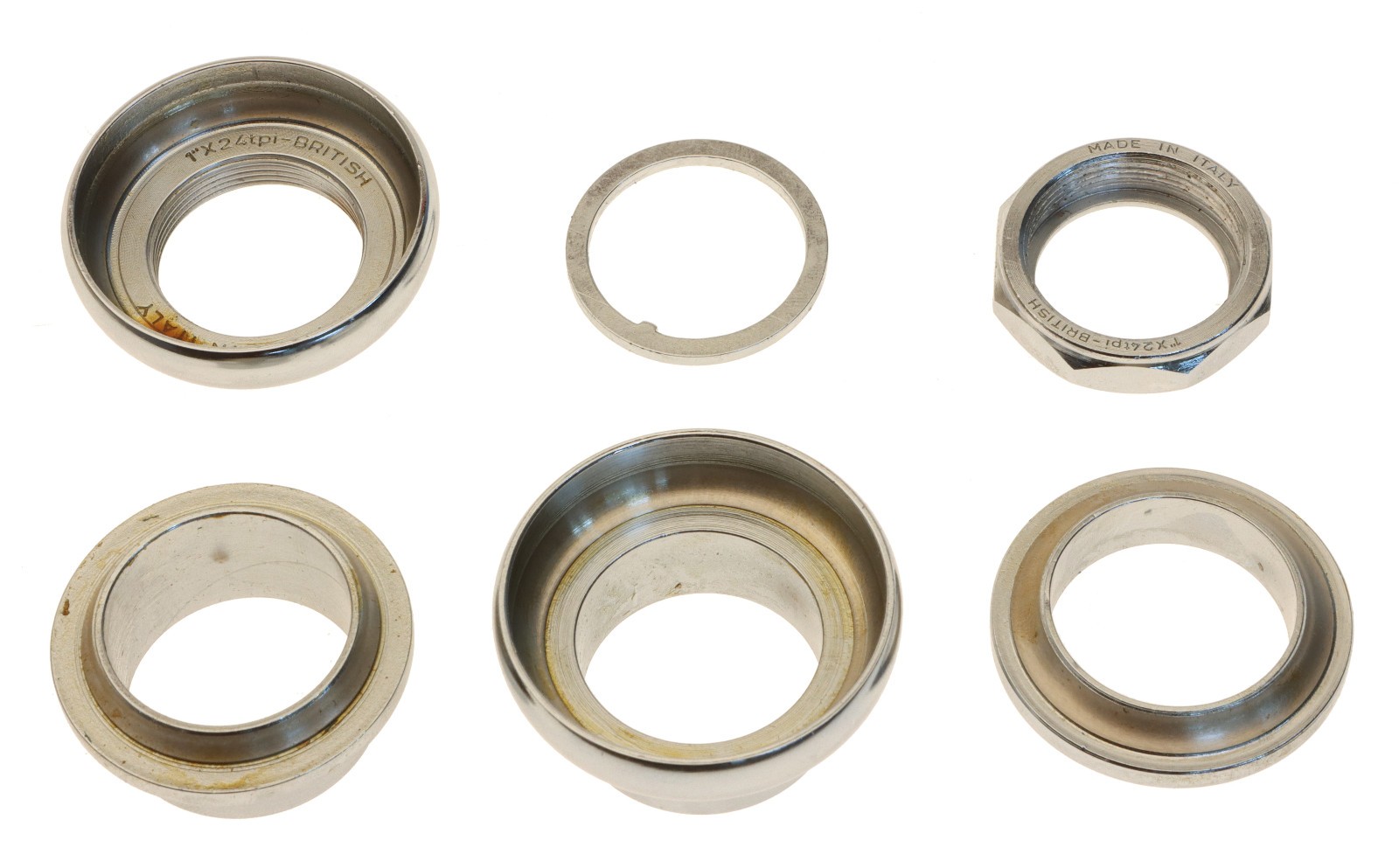 Campagnolo Triomphe Headset 1" British BSC Thread 1" x 24 NOS NEW