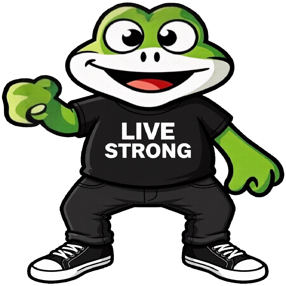 30 Custom Live Strong Special Frog Personalized Address Labels