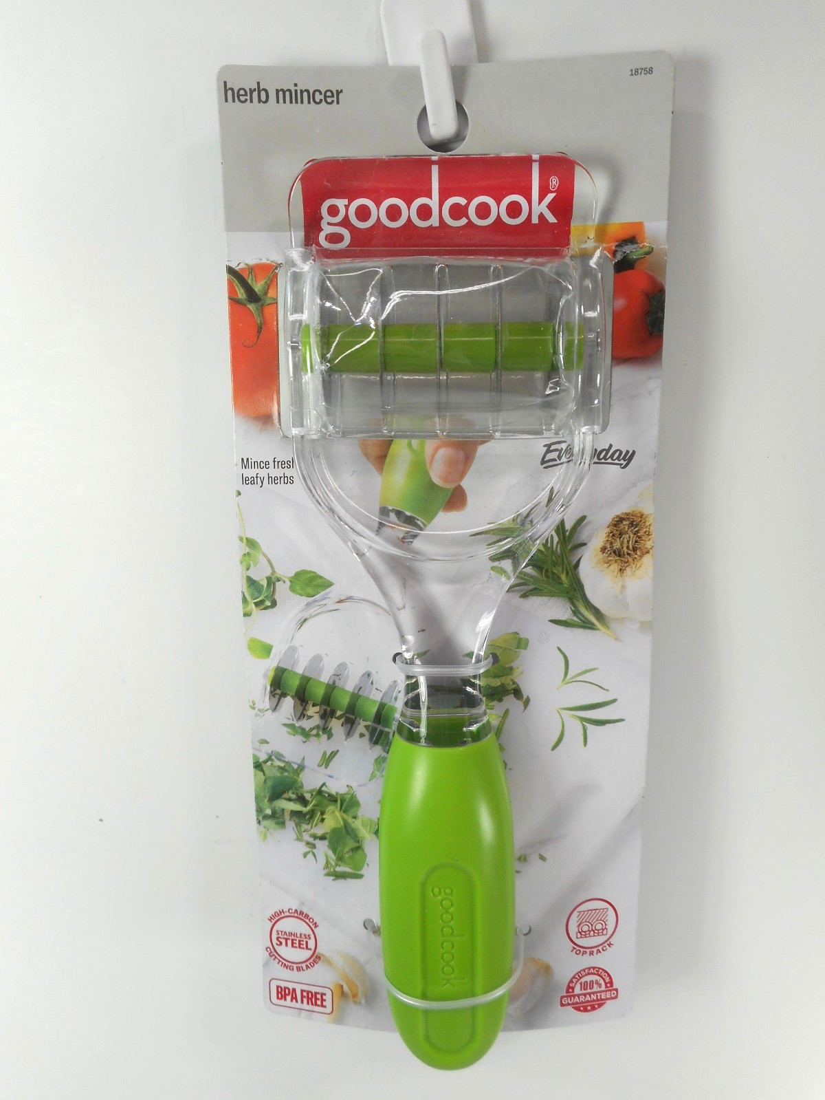 Goodcook Herb Mincer Slicer Stainless Steel High Carbon 9 Sharp Blades