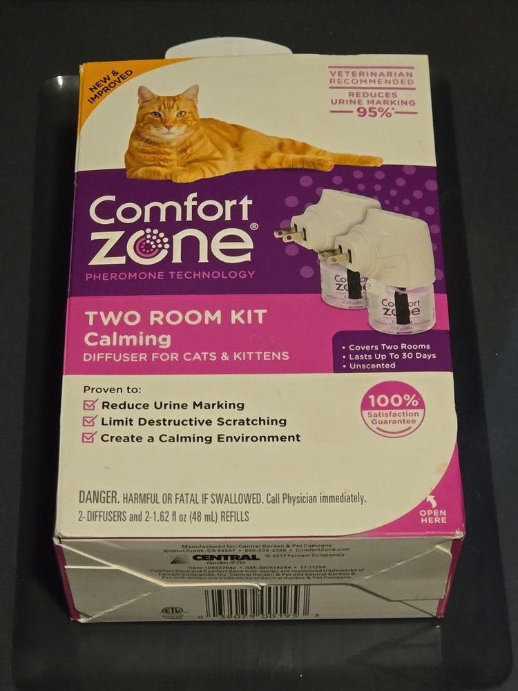comfort zone Two Room Cat Calming Diffuser - 2 Set