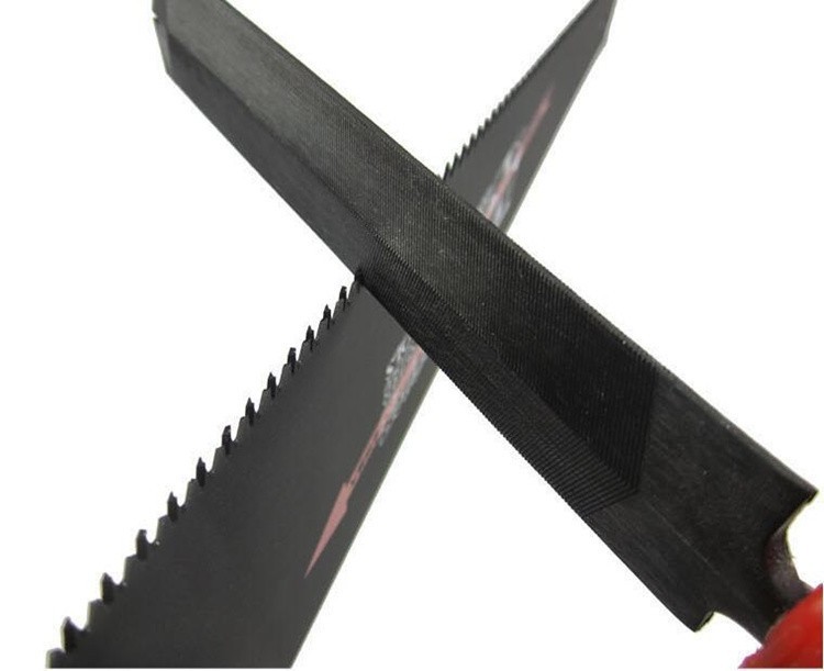 Perfect Cutting Edges 2PCS Hand Saw Files for Sawtooth Sharpness