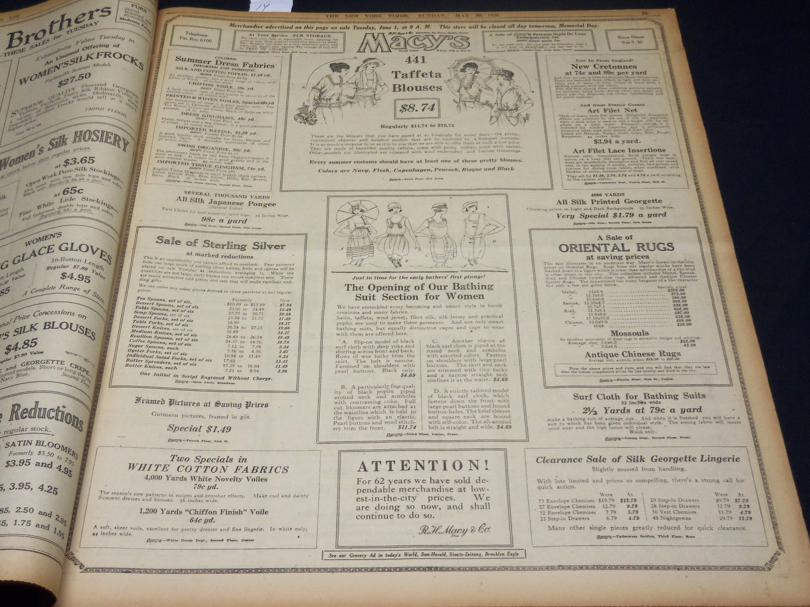 1920 MAY 30 NEW YORK TIMES - DEBS IN PRISON GARB TAKES NOMINATION - NT 8678